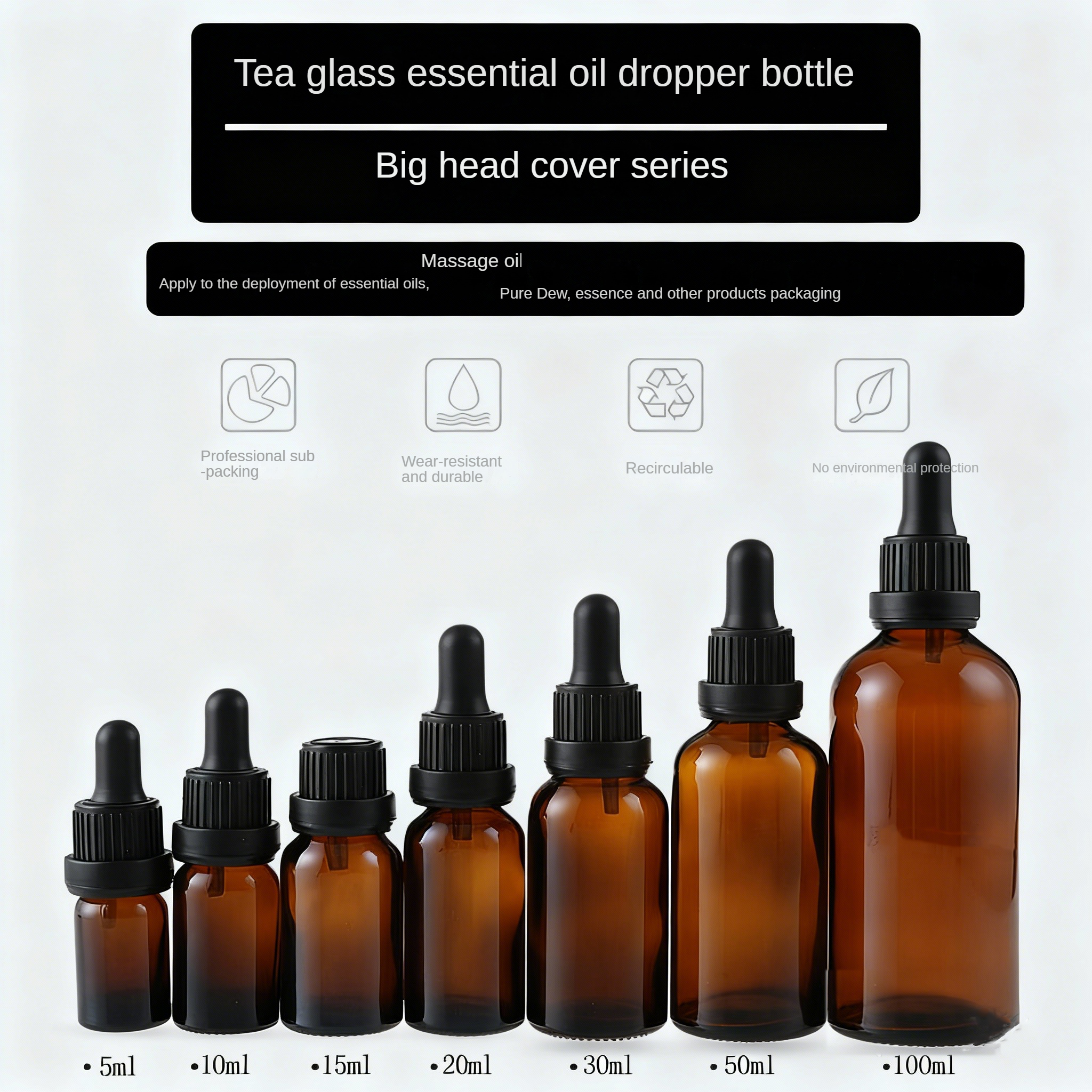 15ml Glass Essential Oil Bottl