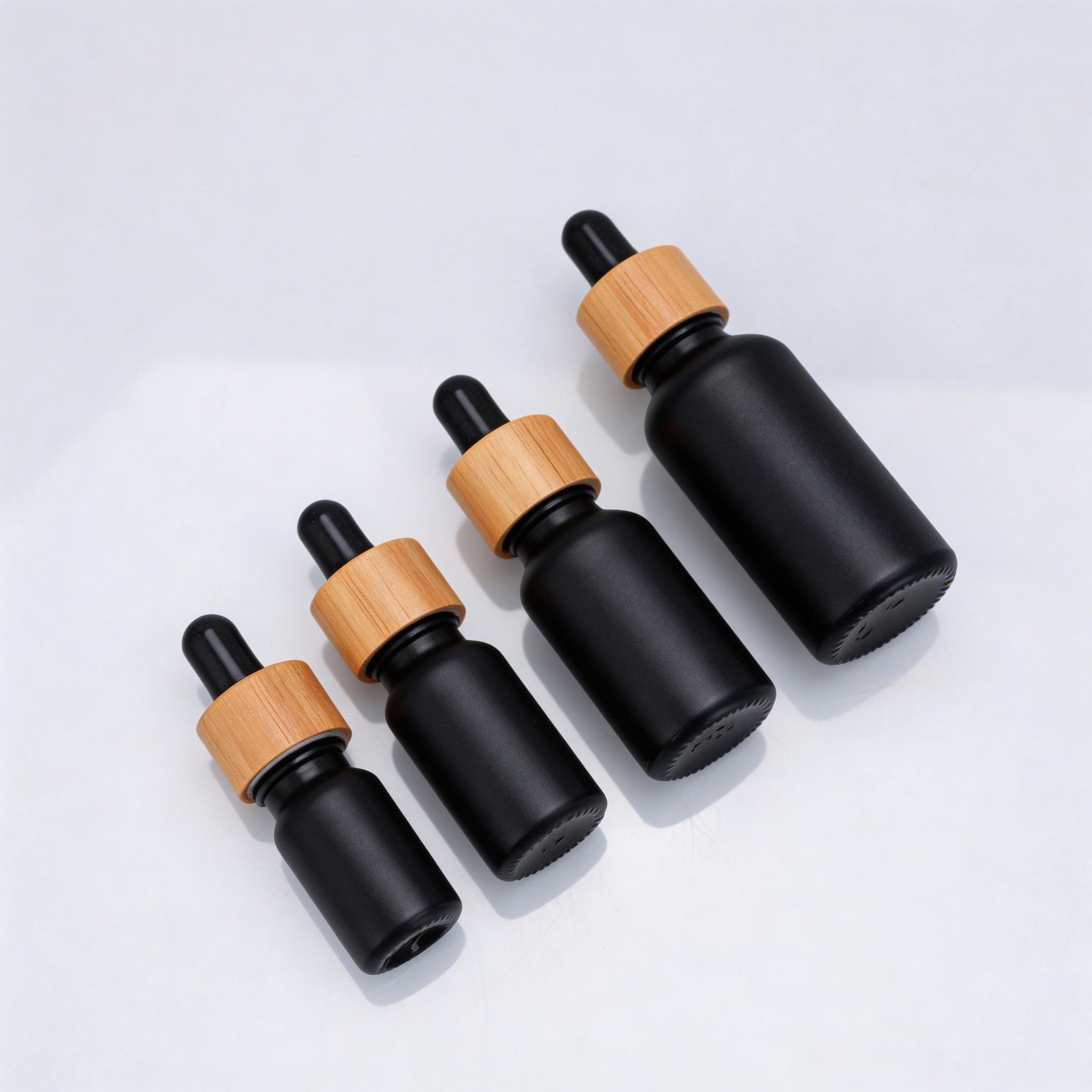 Premium Matte Black Glass Drop